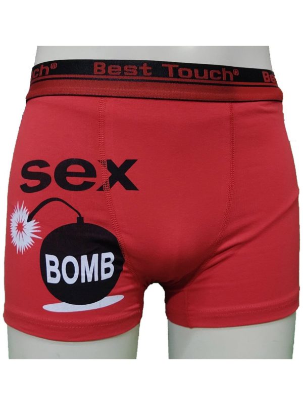 boxer best touch sex-bomb kokkino