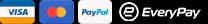 Ασφαλείς Συναλλαγές μέσω Everypay & Paypal