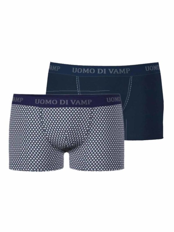 boxer VAMP 13868 blue oxford