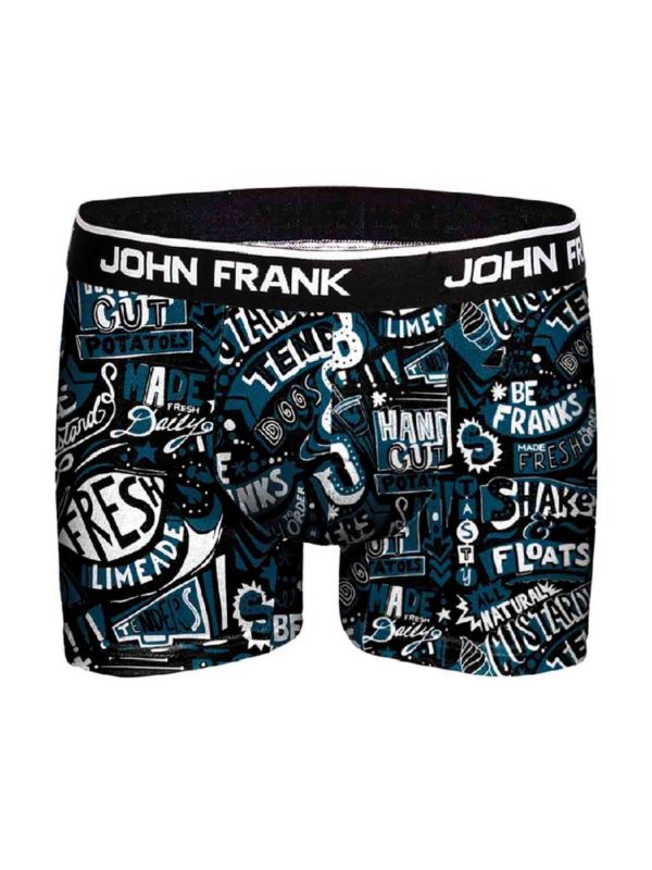 ΑΝΔΡΙΚΟ ΒΑΜΒΑΚΕΡΟ BOXER JOHN FRANK JFBD298 - BLUE SHAKES - ΜΠΛΕ