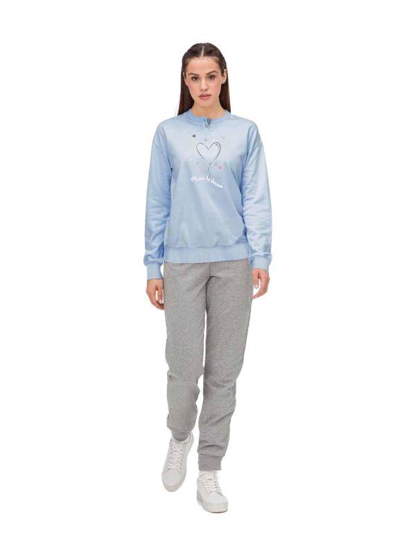 pytzama VAMP 13938 ciel-grey