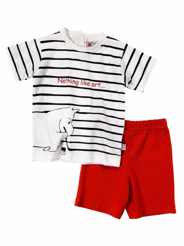 set FNK 120-801107-1 white-red