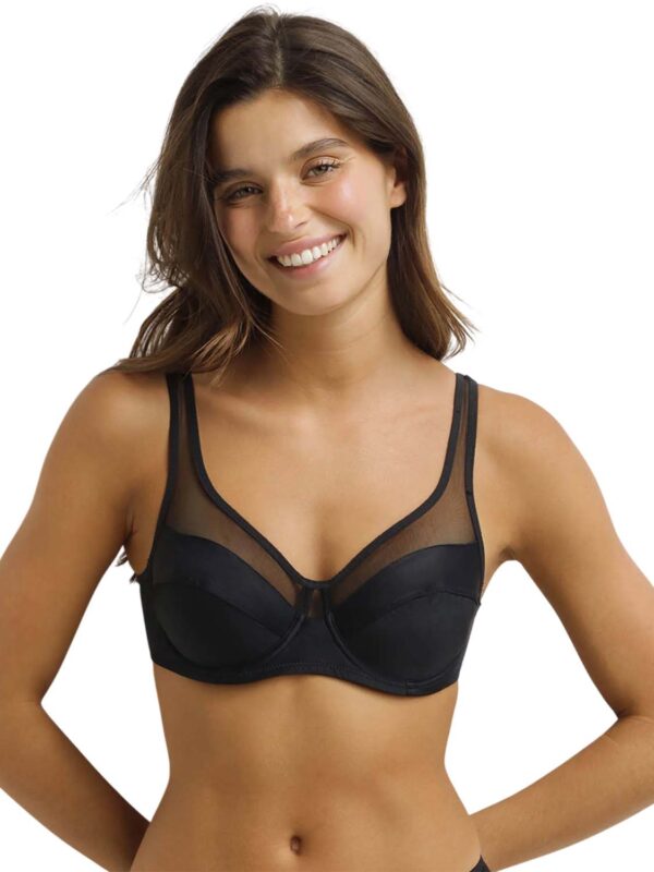 bra DIM GENERUS UNDERWIRE PUSH-UP BRA D39831B-0HZ mavro 2607 1
