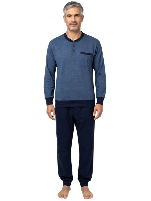 pytzama COL KA2-5 petrol-blue 2604 1