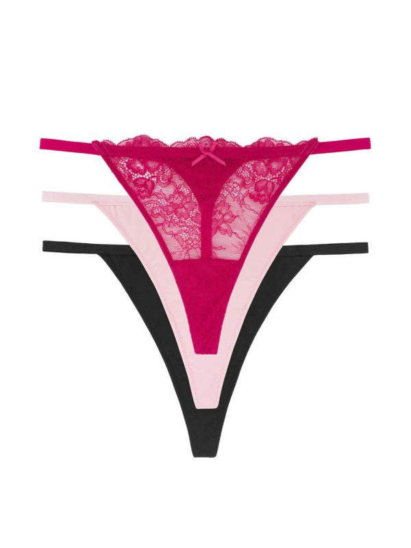 DOR PEONY-3PP D001253LA050-3X0045 pink-pink-black