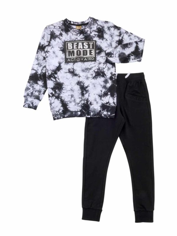 FNK 122-117102-2 622 white tie dye-black