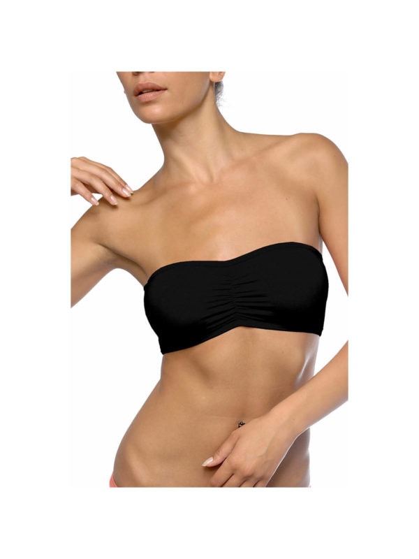 HELIOS ΜΠΟΥΣΤΑΚΙ STRAPLESS 80725 - ΜΑΥΡΟ