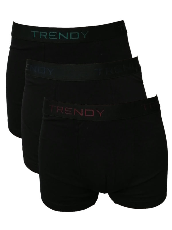 boxer TRENDY c3p black-coloured logo