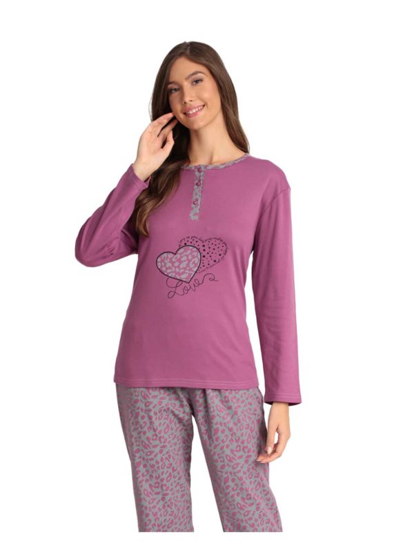 pytzama LCR 22531 922 mauve-lilac 2