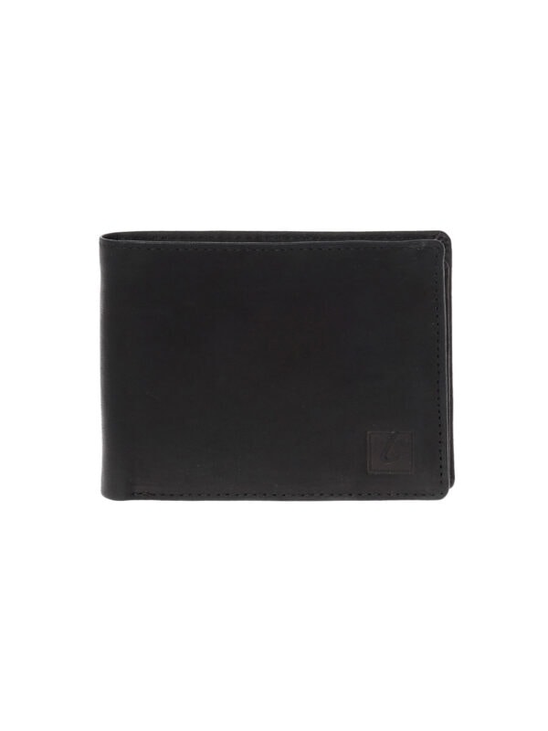 ΑΝΔΡΙΚΟ ΔΕΡΜΑΤΙΝΟ ΠΟΡΤΟΦΟΛΙ 11.5 x 8.5cm LAVOR 2104 - ΜΑΥΡΟ