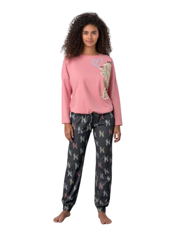 pytzama VMP 17432 pink glow 1