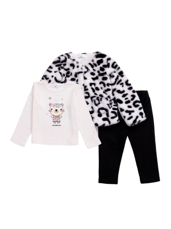 set FNK 224-995109-1 animal-ecru-black 1