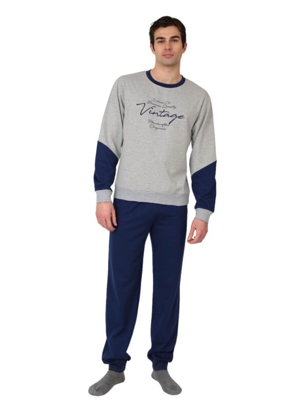 pytzama LCR MU 23608 grey melange 1