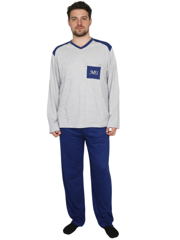 pytzama LCR MU 23620 grey melange 2603 1