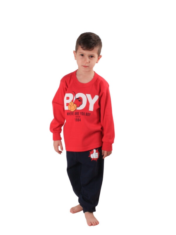 pytzama NC 146-23 red-blue 2