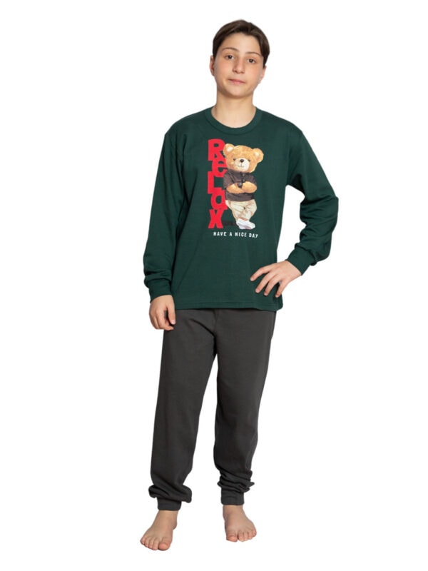 PYTZAMA NC 704-23 green-anthracite 1