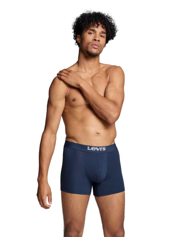 boxer LEV MEN SOLID BASIC BOXER BRIEF ORGANIC 701222842 006 navy 1