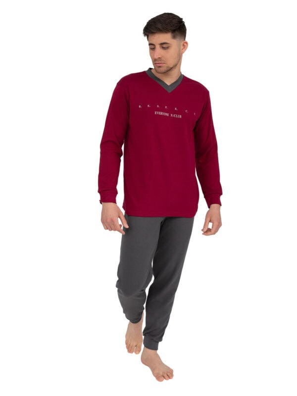 pytzama NC 710 923 bordeaux-anthracite 1
