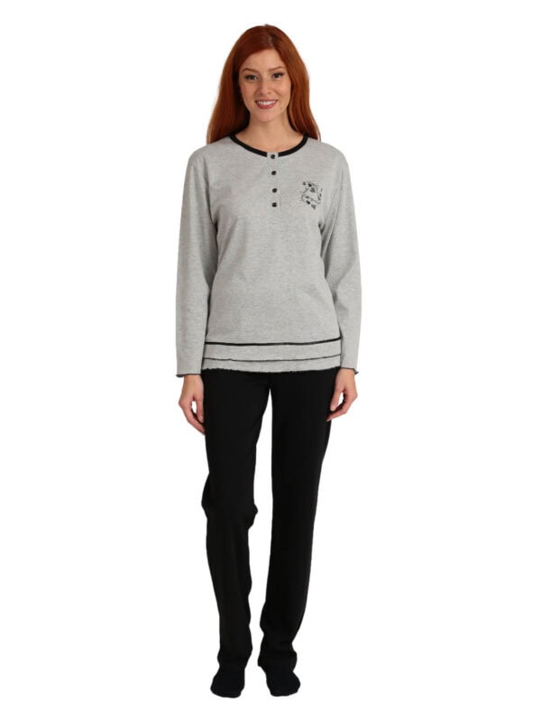 pytzama LCR 24558 grey melange 2410 1
