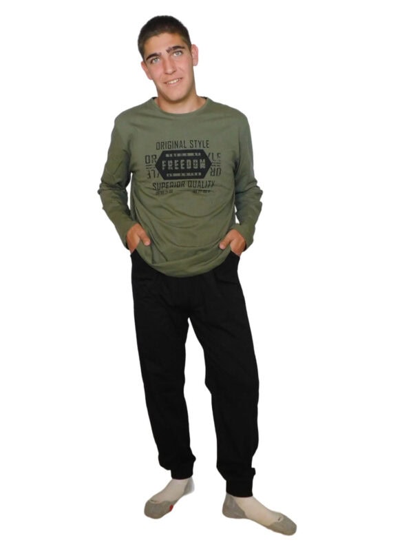 pytzama POL 1553 khaki 2410 2