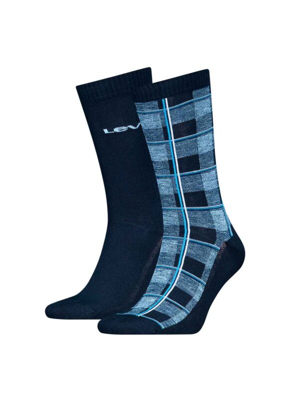 kaltses LEV REGULAR CUT 701229561-001 blue combo check 2411 1