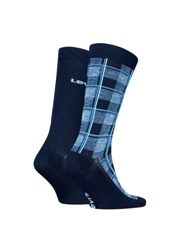 kaltses LEV REGULAR CUT 701229561-001 blue combo check 2411 2