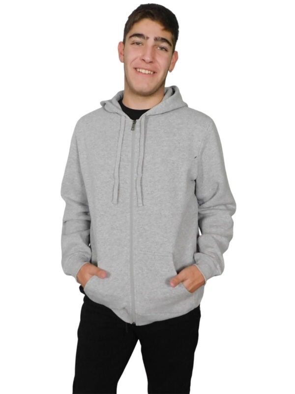 zaketa TAR JACKET HOODIE FLEECE M25-74040 25 light grey melange 2412 1