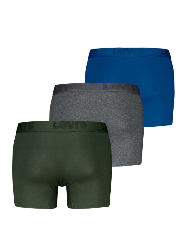 boxer LEV PREMIUM BOXER BRIEF 3P 905045001-027 green-grey-blue 2502 2