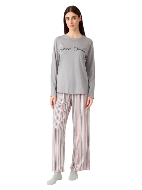 pytzama MIN SWEET DREAMS SATIN 52987 819 grey titanium 1