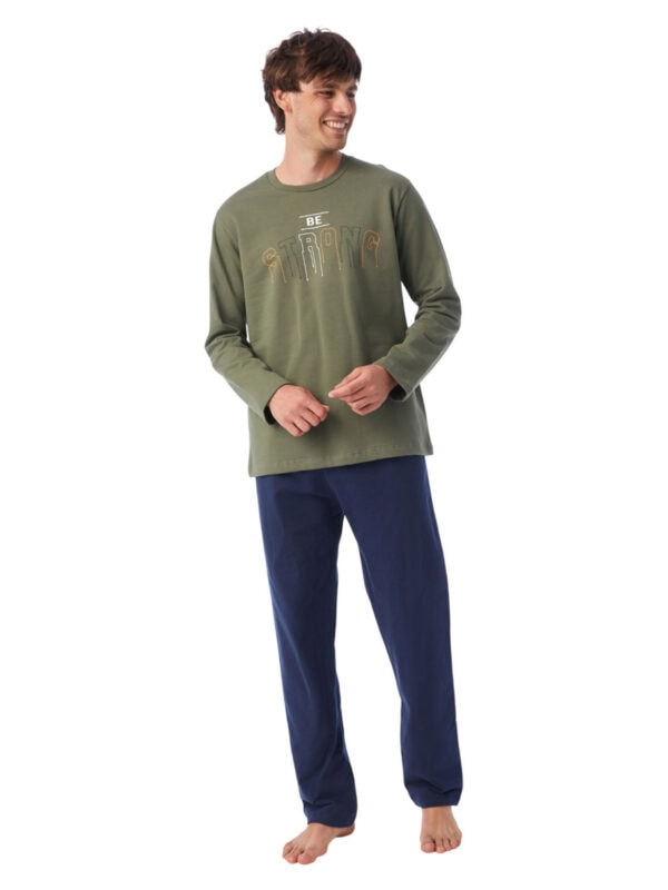 pytzama MIN BE STRONG 71133 260 khaki 2502 1