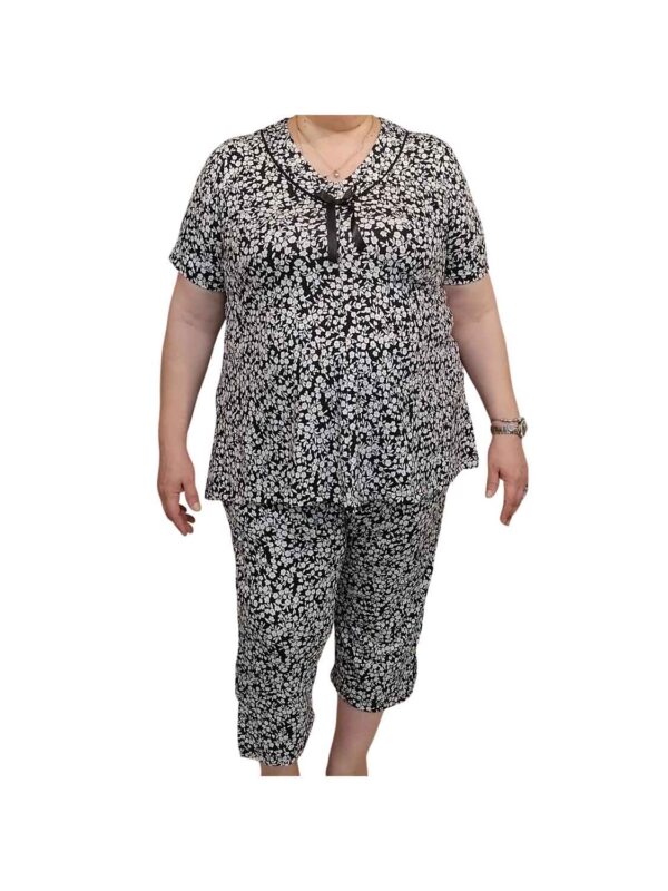 pytzama KOY KG6402 black-white imprime 2506 1