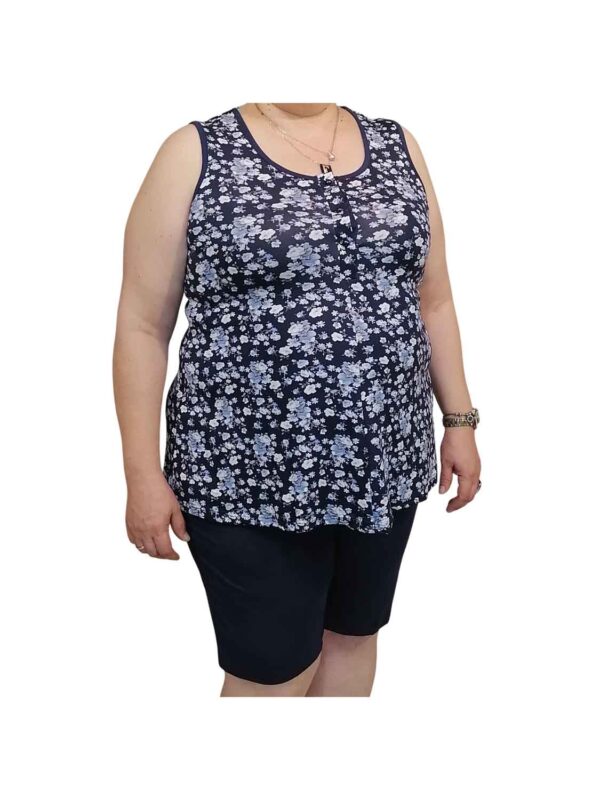 pytzama KOY KG6416 blue imprime 2506 1