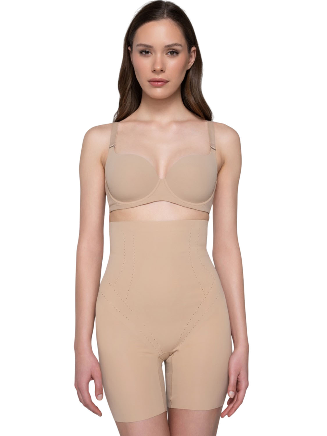 LUN SCULPT HIGHWAIST SHAPER 25126 beige 2506 1 ΨΗΛΟΜΕΣΟ ΜΑΚΡΥ ΧΩΡΙΣ ΡΑΦΕΣ ΣΛΙΠ ΣΥΣΦΙΞΗΣ LUNA SCULPT 25126 - ΜΠΕΖ - Image 1