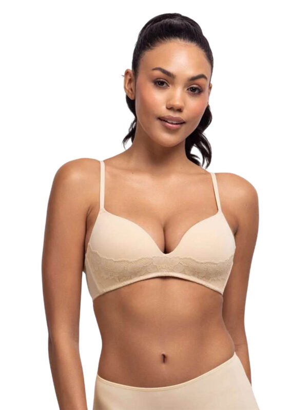 DRN FILI LACE 2PP SOFT BRA D001937MI033-2X0097 beige-black 2507 2