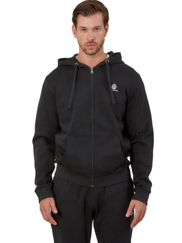 ADM LOGO SWEATER HOODED ZIP 1921550008-27 black 2511 1