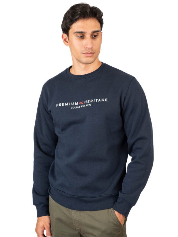 mplouza DBL CREWNECK 252MTOP-1086 81 skouro mple 2511 2