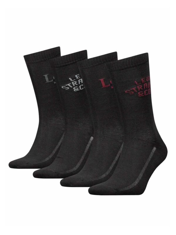 kaltses LEV REGULAR CUT GIFT BOX 4 PAIRS 701235811-002 black combo 2511 1