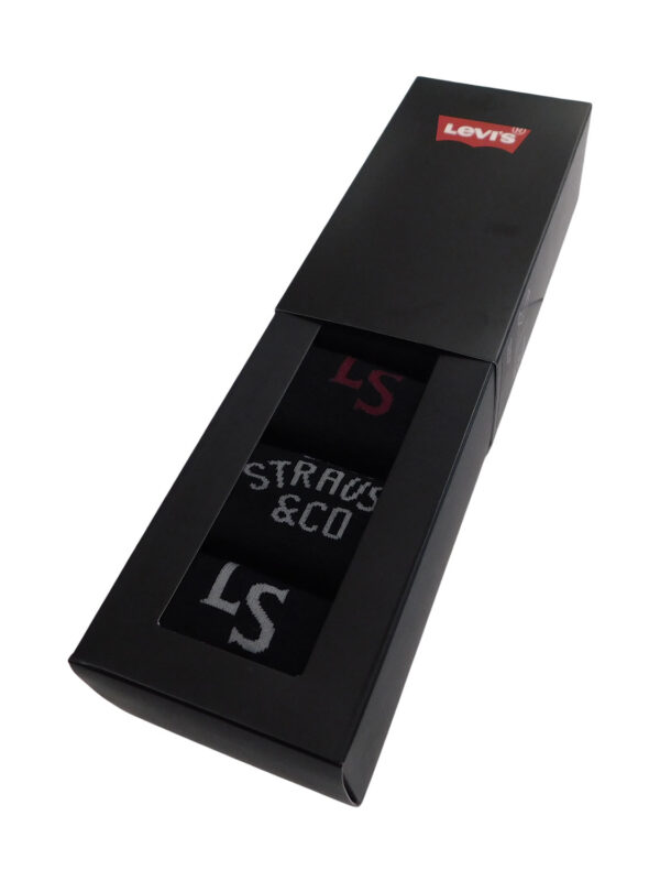 kaltses LEV REGULAR CUT GIFT BOX 4 PAIRS 701235811-002 black combo 2511 2