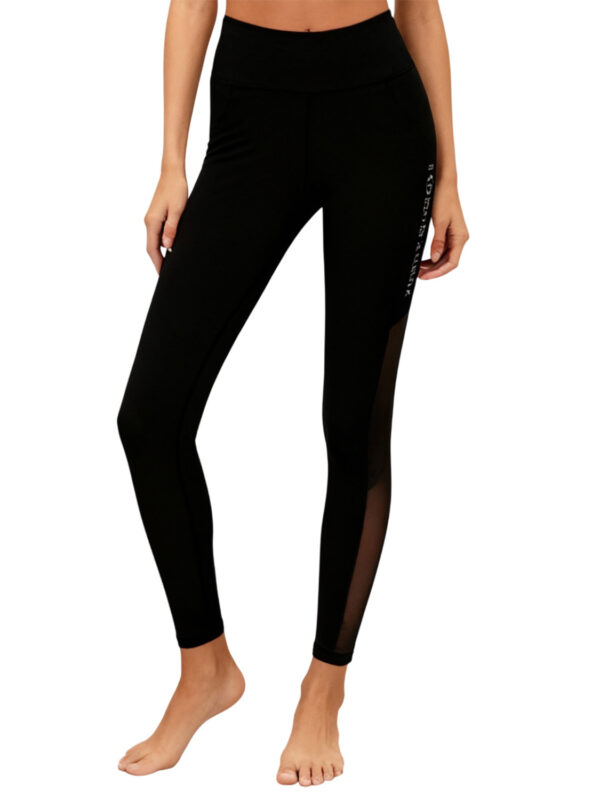 collant TAR FLORAL ALCHEMY LEGGINGS SCUBA and SHEER FABRIC W26-67072 10 mavro 2511 1
