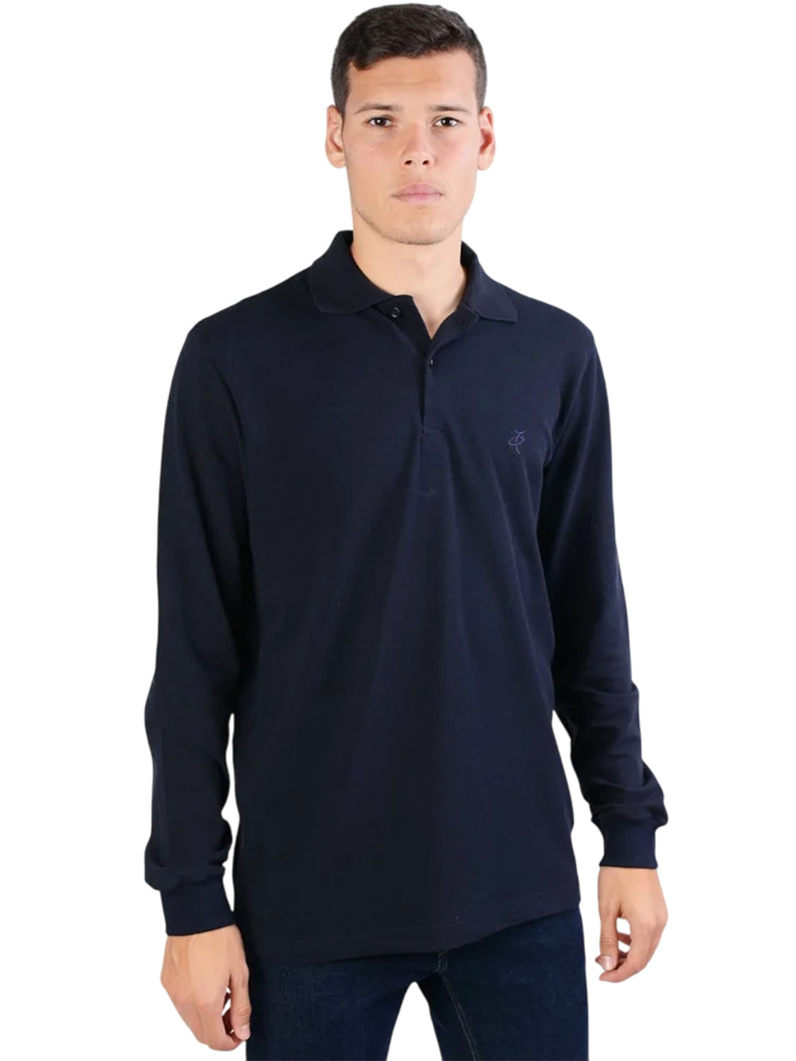 TAR POLO PIQUE LONG SLEEVE M26-74020-09 blue 2511 1 polo TAR POLO PIQUE LONG SLEEVE M26-74020-09 mple 2511 1