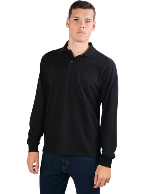 polo TAR POLO PIQUE LONG SLEEVE M26-74020-10 mavro 2511 1
