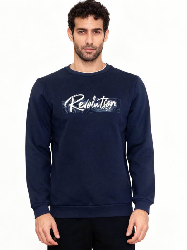 mplouza TAR REVOLUTION CREWNECK FLEECE M26-76402-09 blue 2511 1