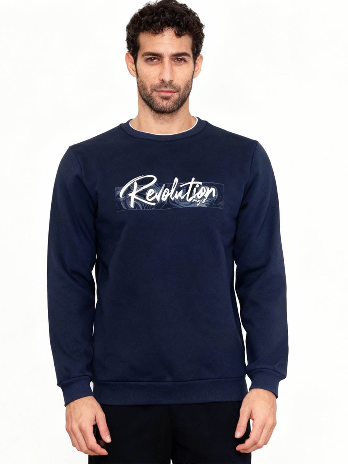 TAR REVOLUTION CREWNECK FLEECE M26-76402-09 blue 2511 1 mplouza TAR REVOLUTION CREWNECK FLEECE M26-76402-09 blue 2511 1