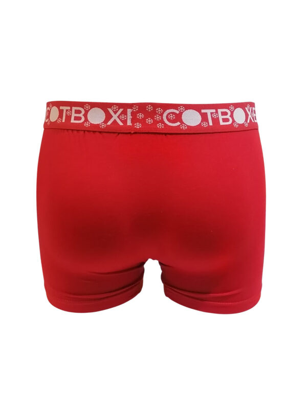boxer COT SANTA back kokkino 2512