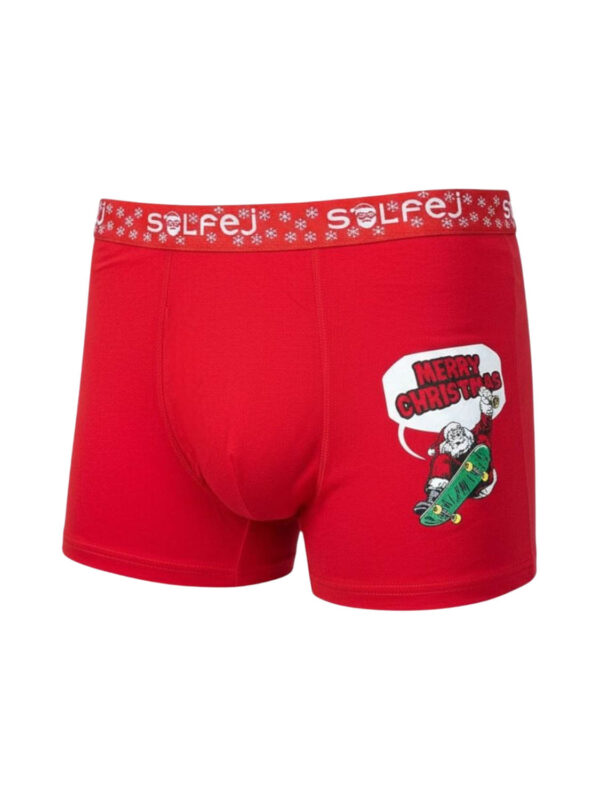 boxer COT SOLFEJ SANTA STOP CTBCHR-4 kokkino 2512