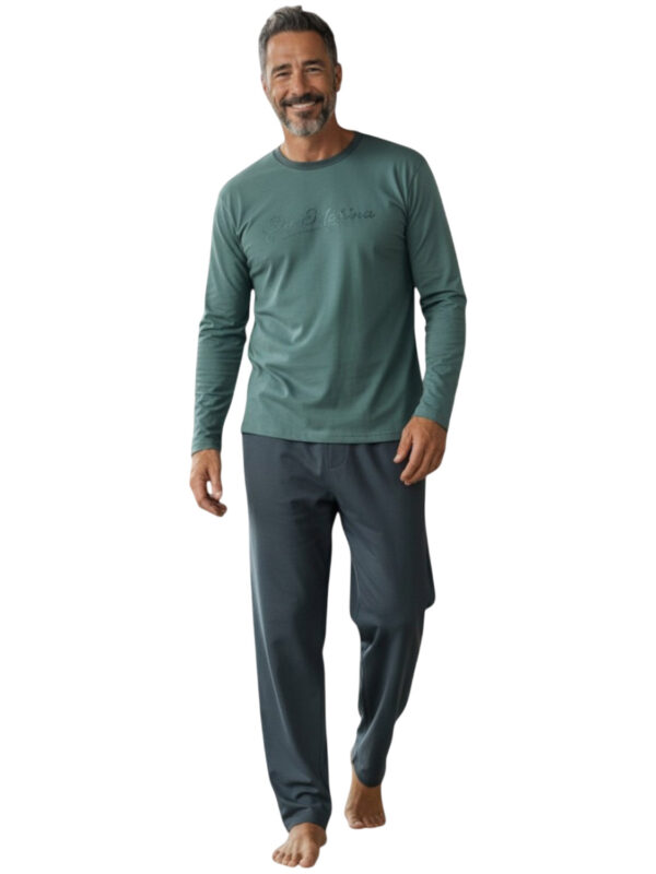 pytzama COL STYLE MATTERS CL2671-1 petrol-grey 2602 1