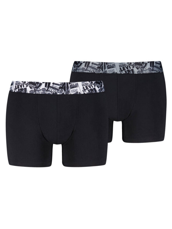 LEV BOXER BRIEFS 2P 701238425-002 black-grey 2602 1