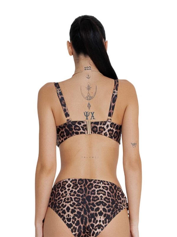 BLP CAT CALL BIKINI TOP 26066083D-18 brown animal 2604 2