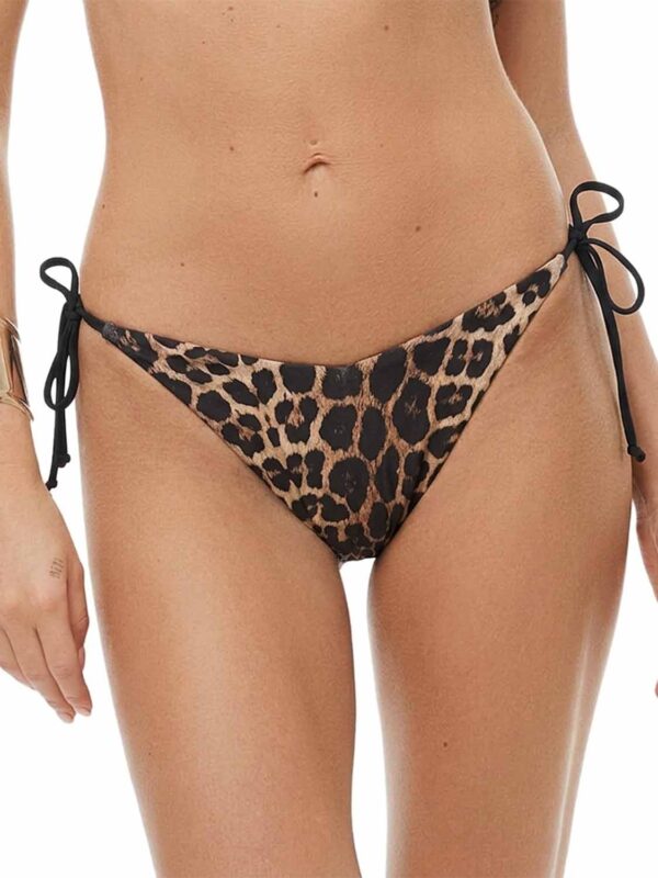 BLP CAT CALL TIE-SIDE BIKINI SLIP 26065180-18 brown animal 2604 1