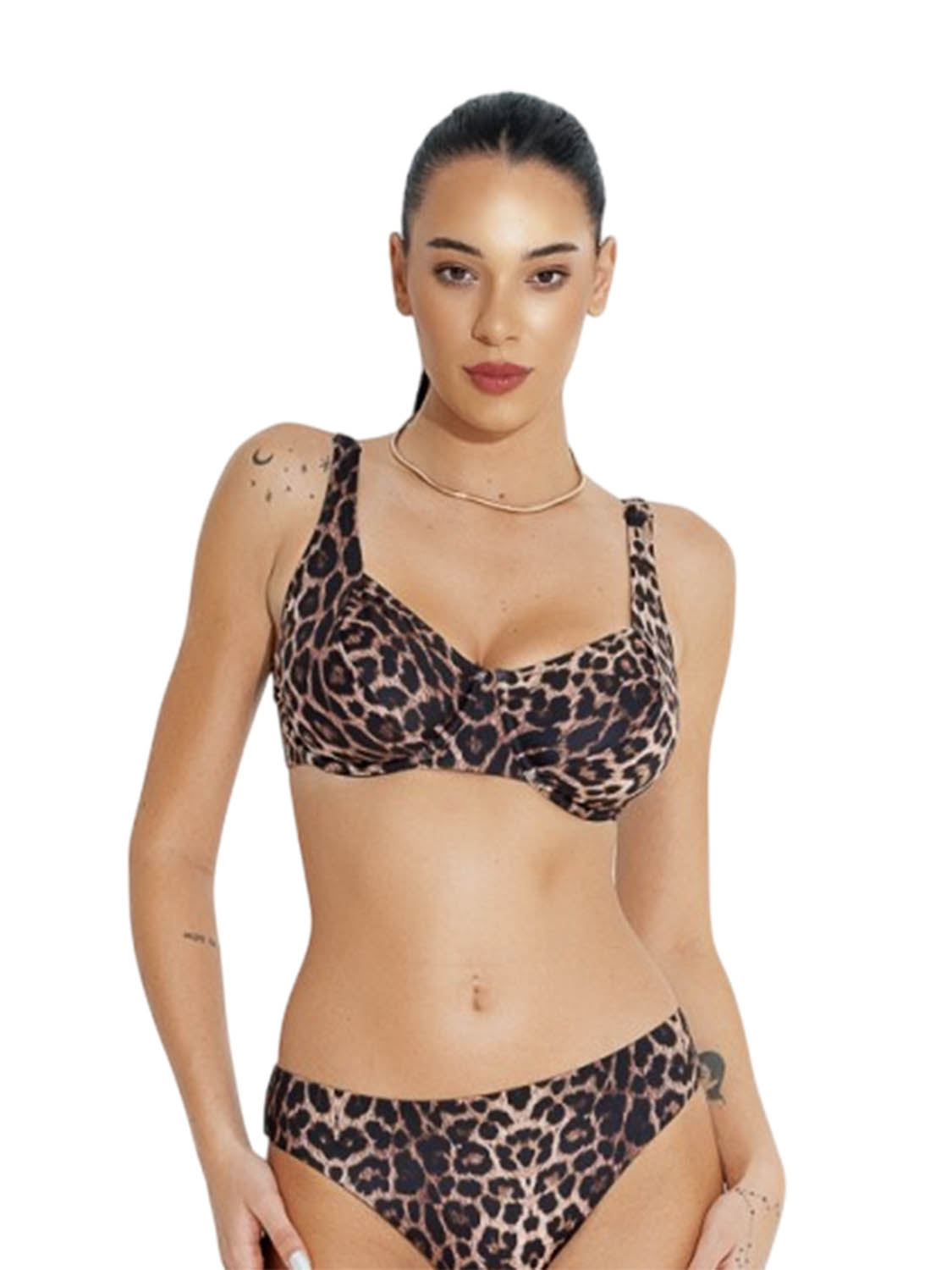 BLP CAT CALL UNDERWIRED BIKINI TOP 26066085E 18 brown animal 2604 1 BLP CAT CALL UNDERWIRED BIKINI TOP 26066085E 18 brown animal 2604 1